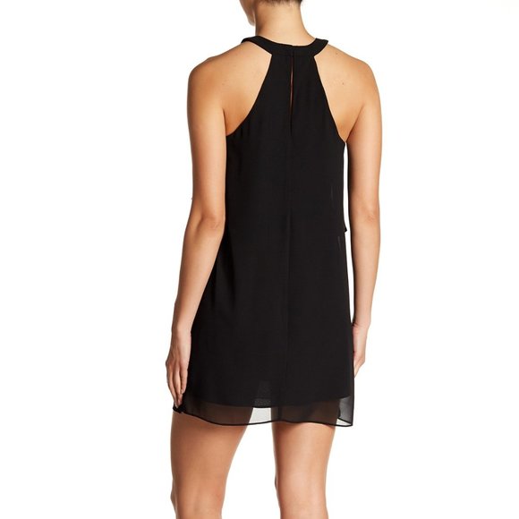 BCBGeneration Halter Dress Sleeveless Chiffon - Picture 2 of 6